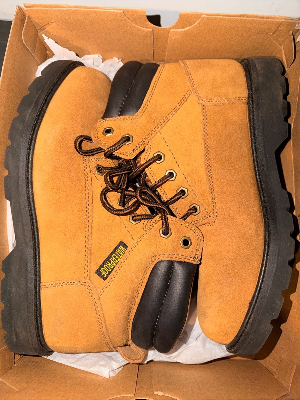 Brahma Men's Alpha Waterproof 6 in Steel Toe Work Boots